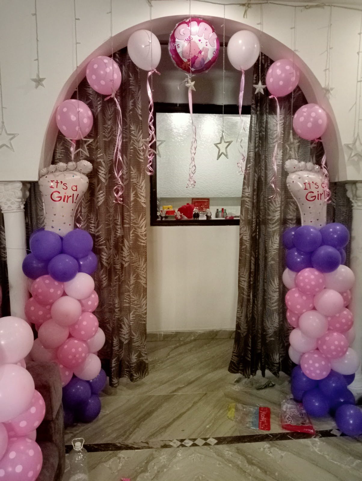  baby shower decor in home in gurgaon